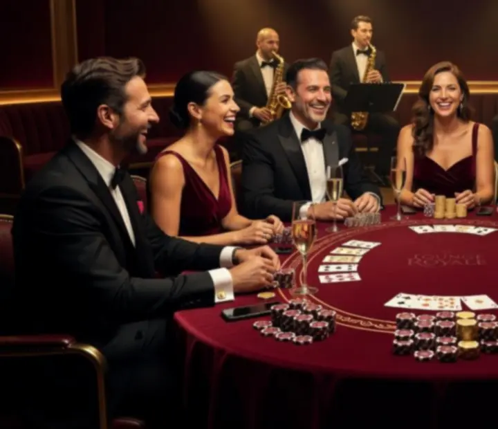 Tematyczny wieczór pokerowy z dopasowaną oprawą świetlną i wystrojem